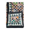 Pañuelo con estampado multicolor de mosaicos de azulejos de marruecos