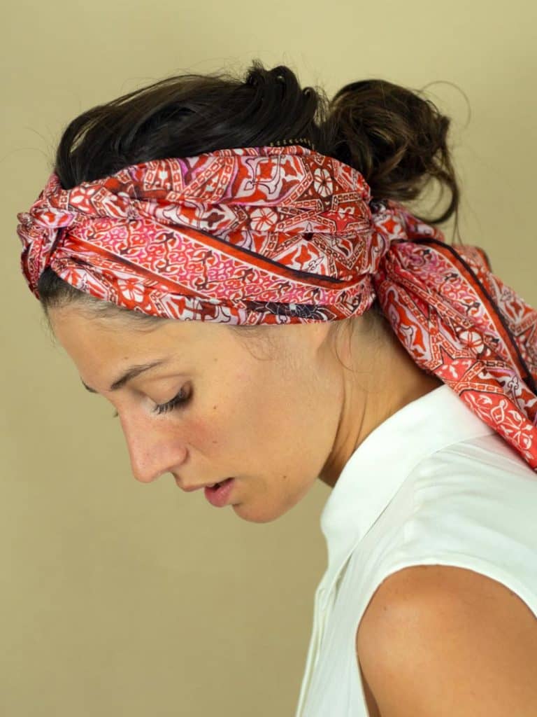 El pañuelo: formas de usarlo en la cabeza