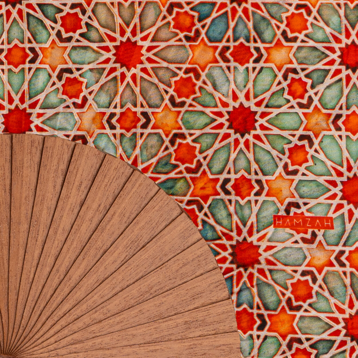 Orange Silk Fan Zellige - Image 3