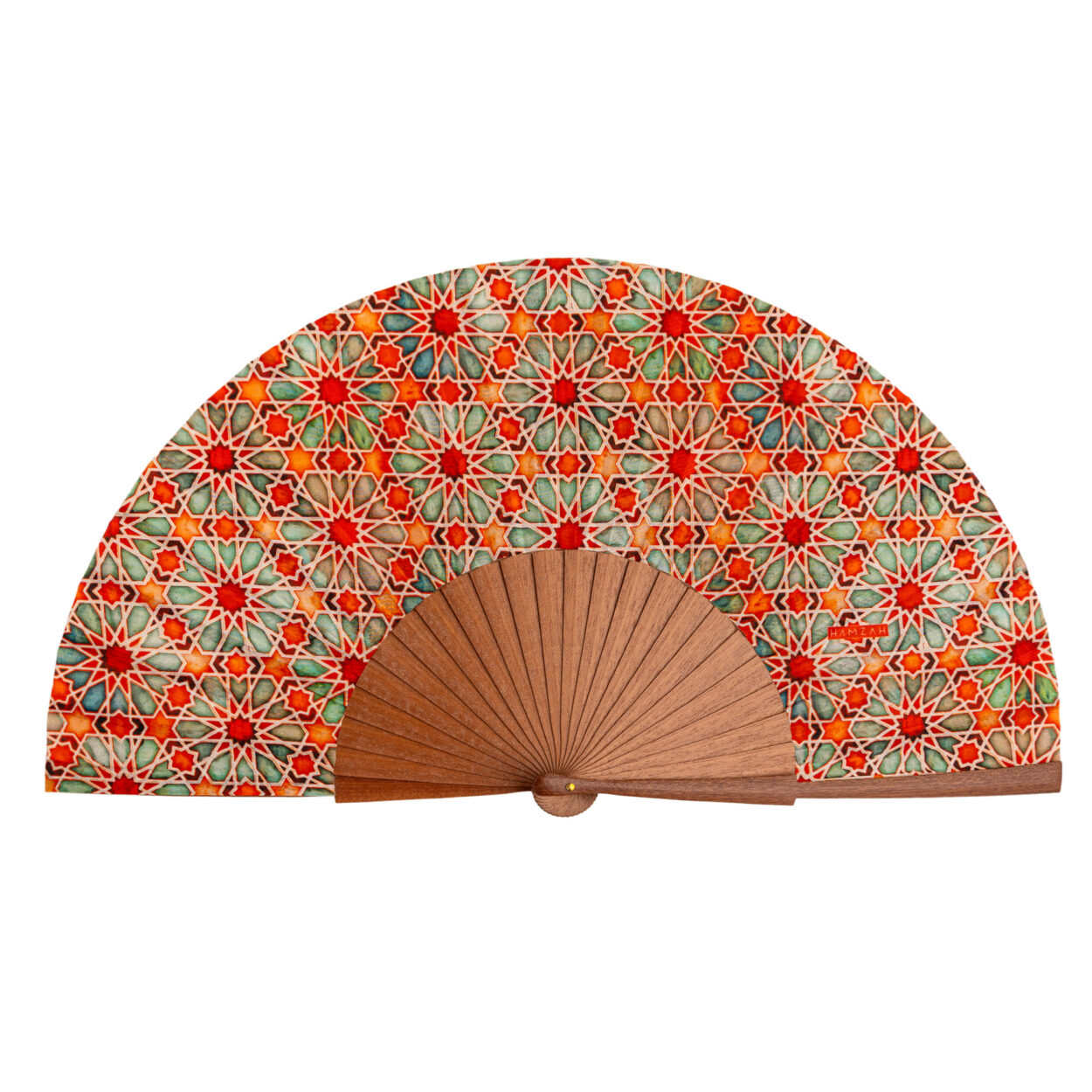 Orange Silk Fan Zellige - Image 2