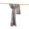 Multicolored scarf inspired by Islamic mosaics