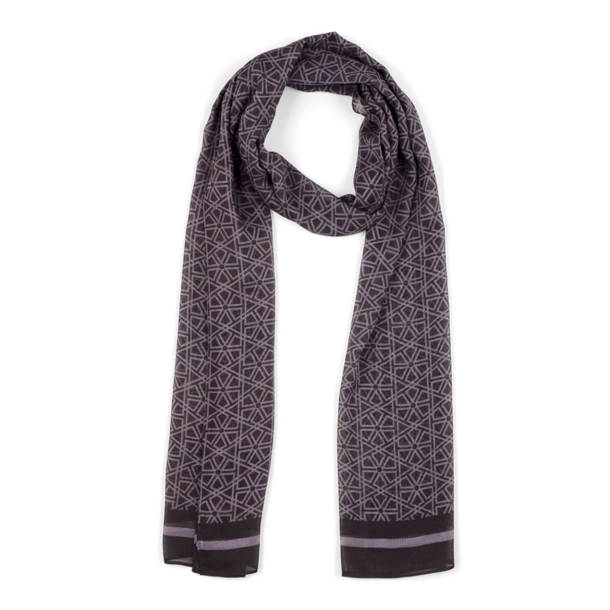 Gray scarf for men or women