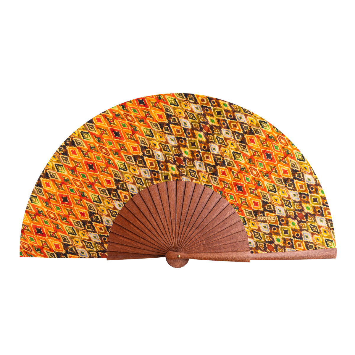 Alternative view of Multicolored Silk Fan Fadhlan