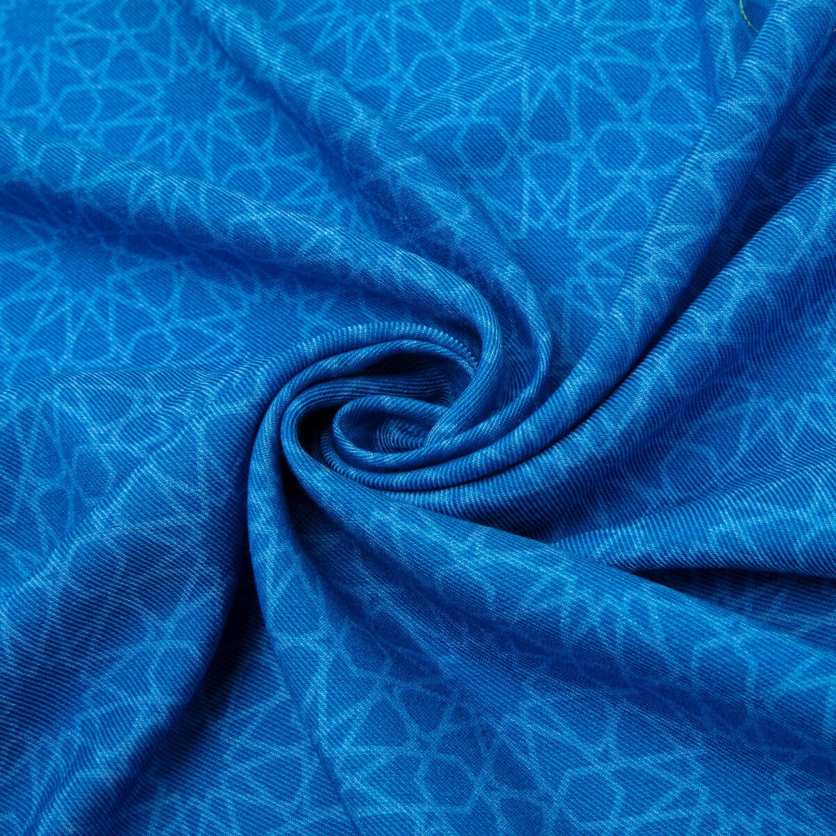 Alternative view of Pañuelo Seda y Lana Azul Dalila