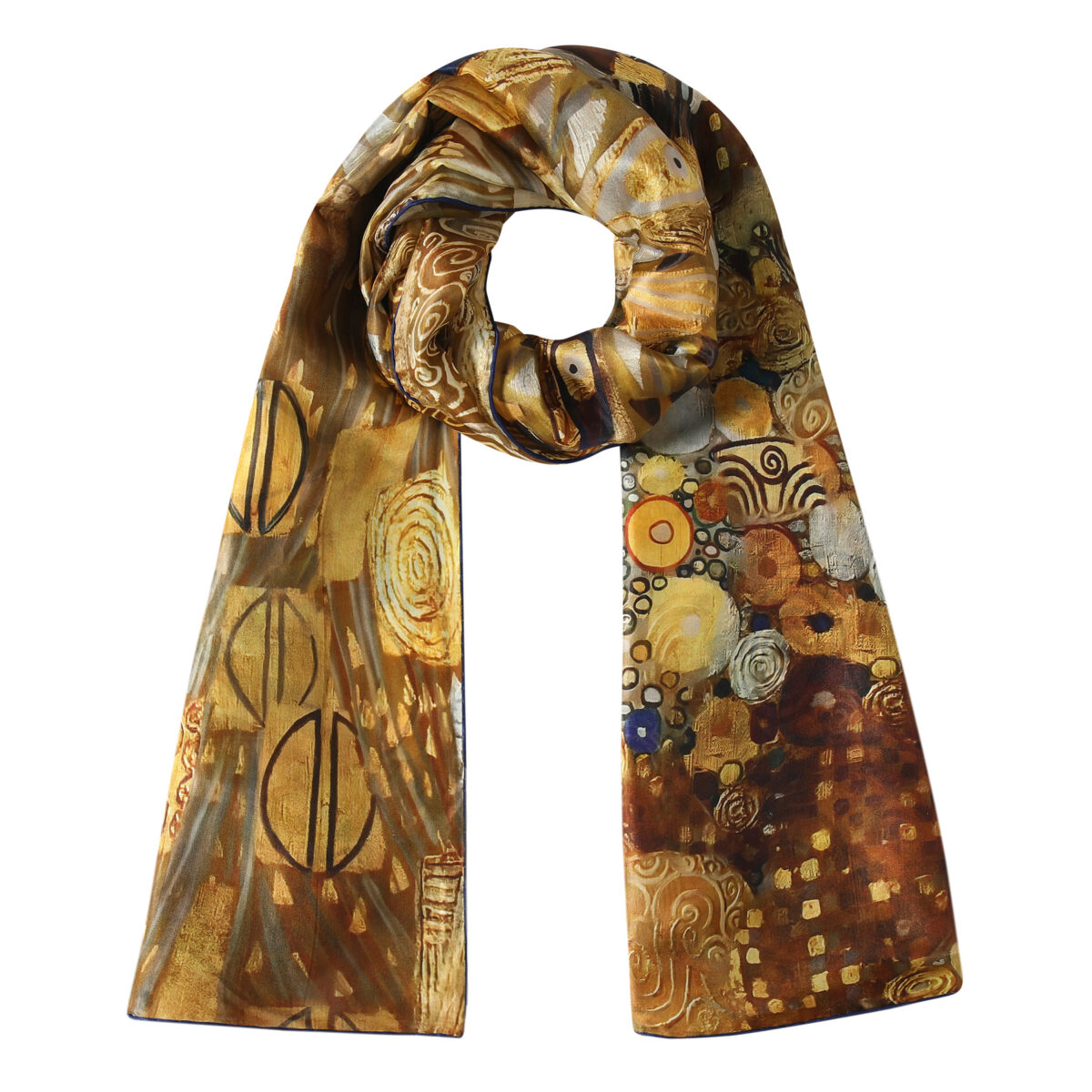 Gustav Klimt Golden Silk Foulard Lavinia