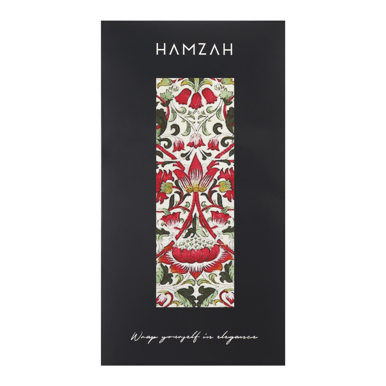 Silk Scarf with William Morris Print - Image 5