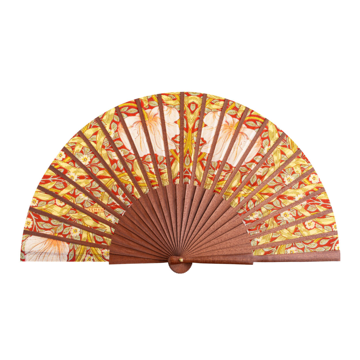 Basile Silk Flower Fan 23cm - Image 2