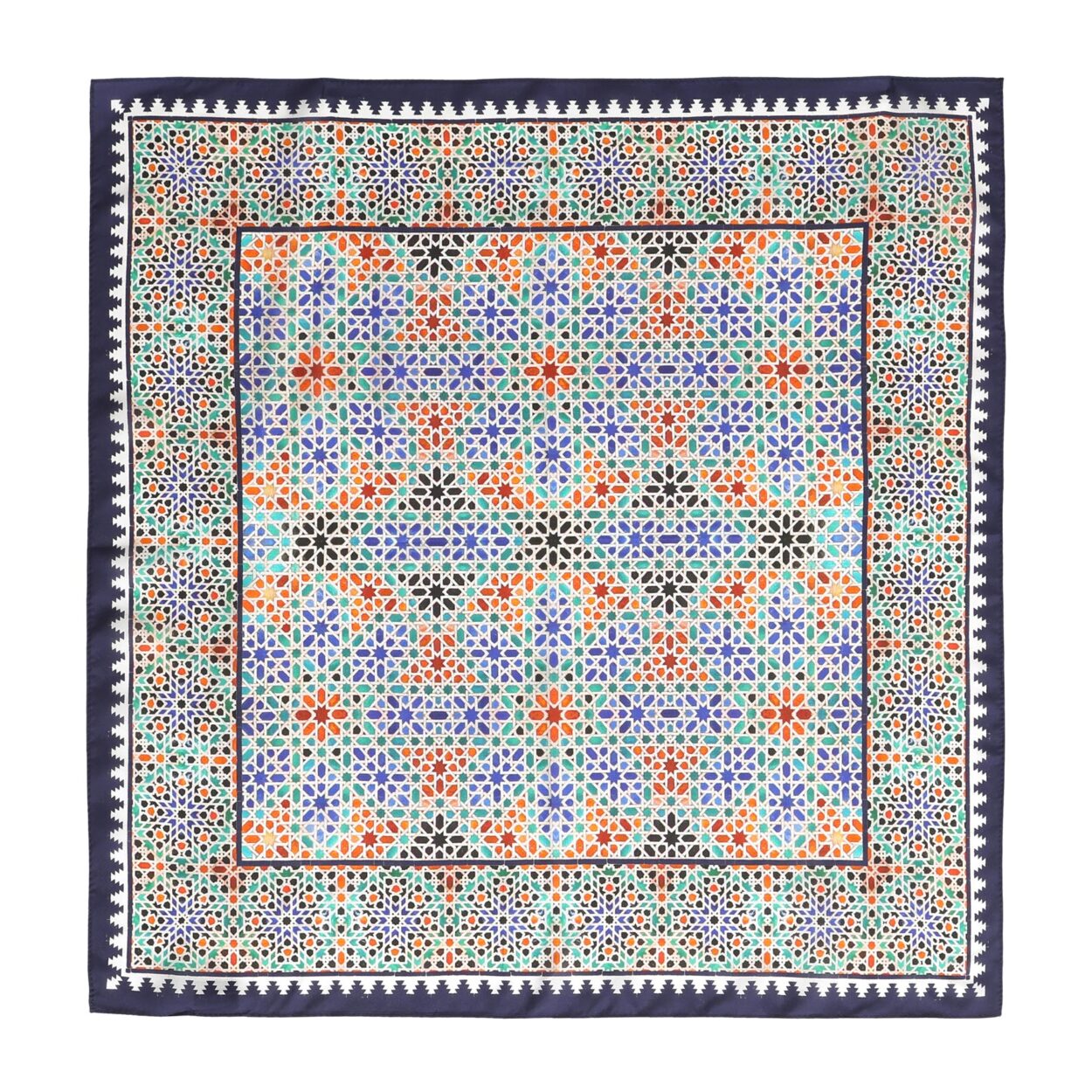 Square Silk Scarf Madiya - Image 3