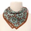 Multicolor Square Silk Scarf Muqarnas v1