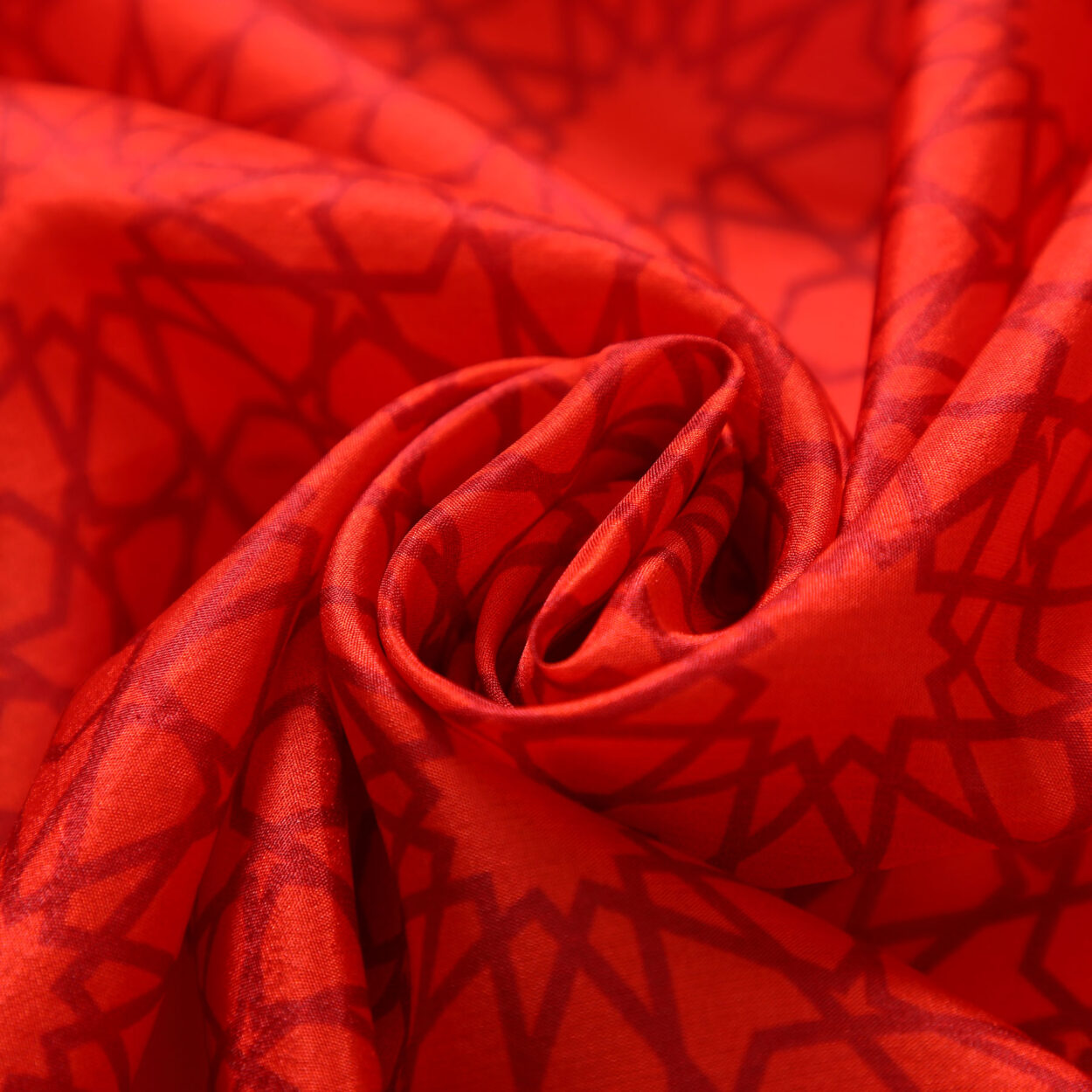 Pañuelo Seda Dalila Rojo - detalle 4