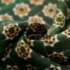 Pañuelo Estampado Verde Mosaicos Andaluces - detalle 5