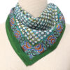 Square Silk Scarf Zaytun – detail 2