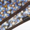 Pañuelo Pequeño Cuadrado Seda Pajarita – detalle 4