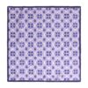 Pañuelo Morado Cuadrado Seda Sevilla – detalle 3