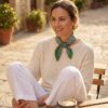 Square Silk Scarf Zaytun