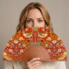 Birds Silk Fan 23cm