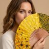 Tree of Life 2 Silk Fan 23cm