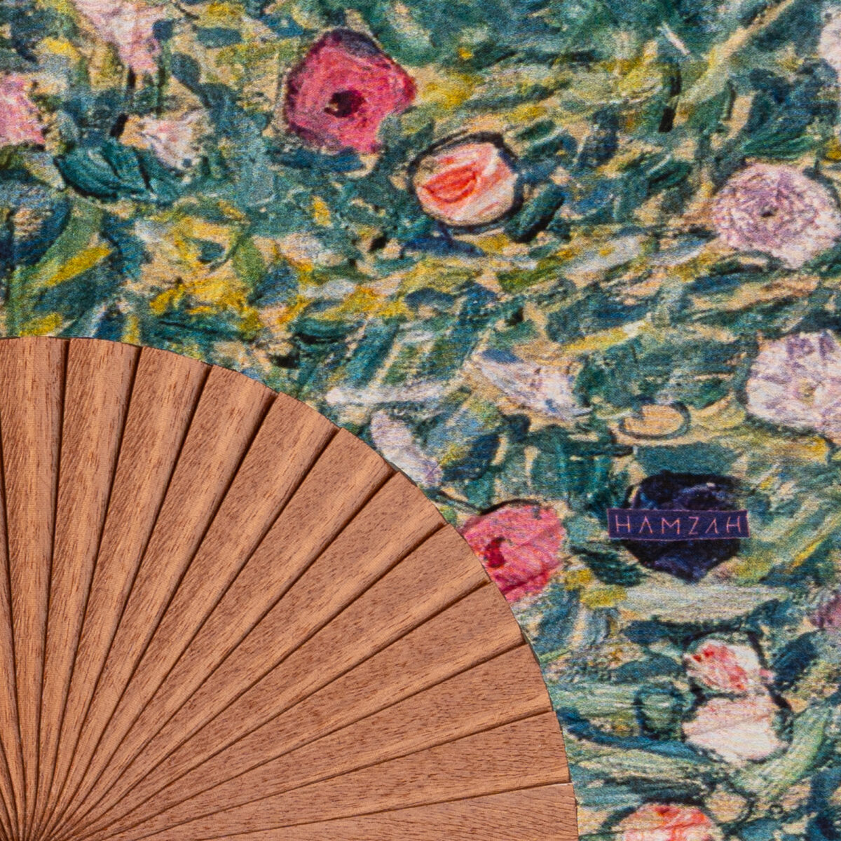 Isolde Silk Fan 23cm – detail 2