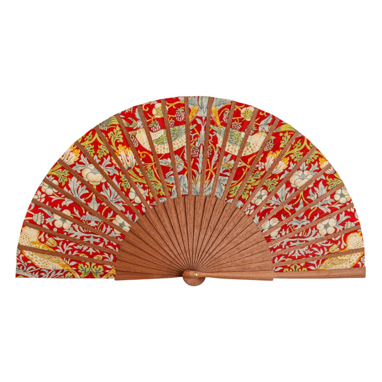 Birds Silk Fan 23cm – detail 5