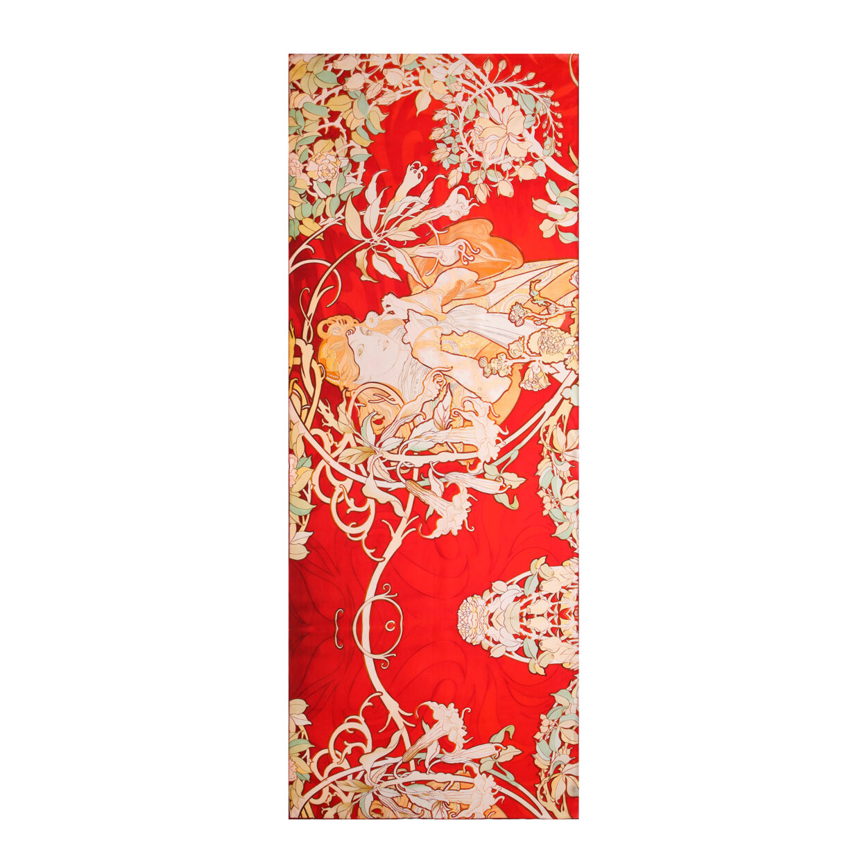 Pañuelo Seda Mucha Rojo Muncha 2 - detalle 1