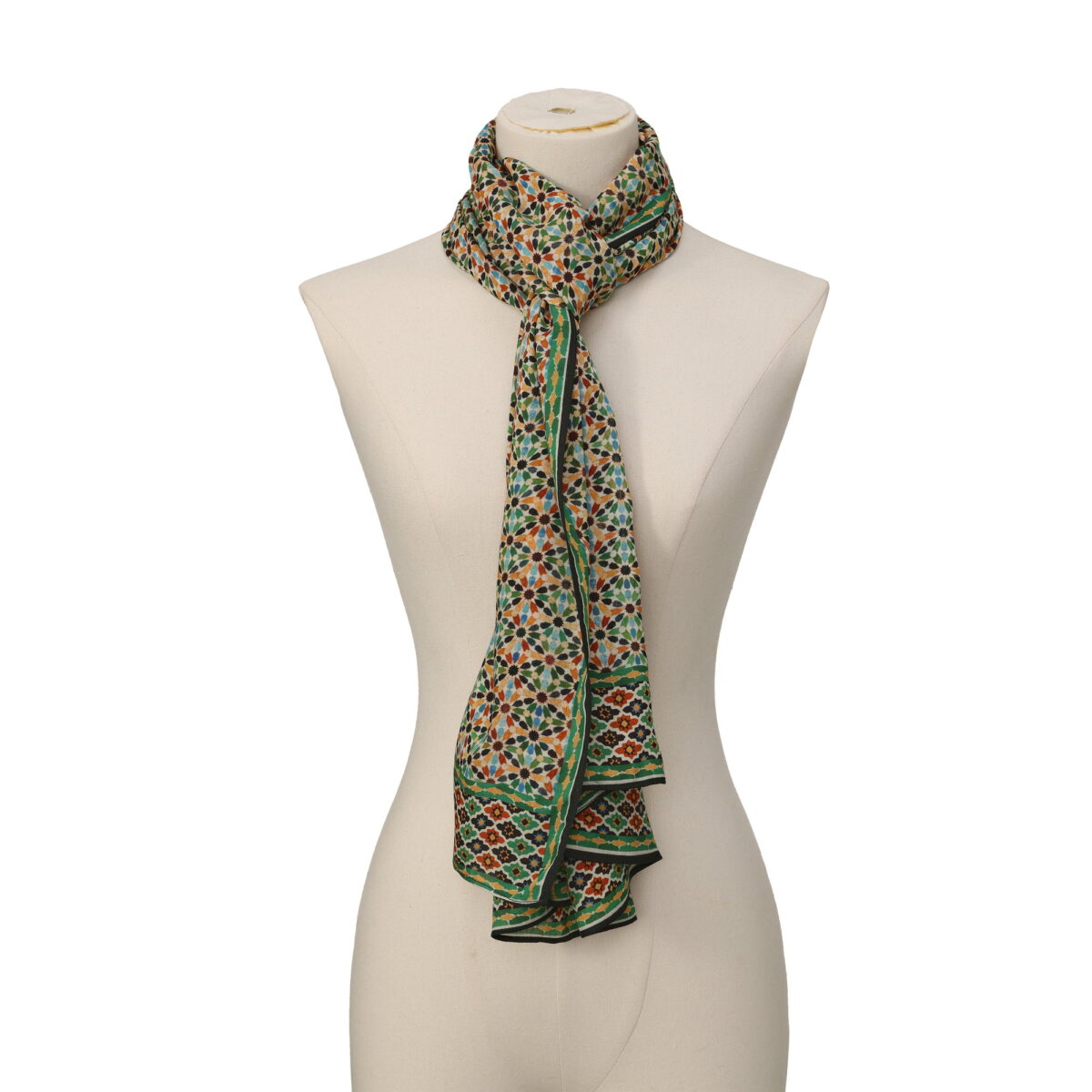 Multicolour Mosaic Modal Scarf Naima - detail 2