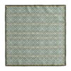 Green Square Silk Scarf Azahar - detail 3