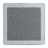 Black and Blue Square Silk Scarf Zoraida - detail 3