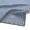 Pañuelo Cuadrado Seda Azul Mosaicos Basma - detalle 3