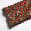 Green Silk and Wool Scarf Sarab - detail 3
