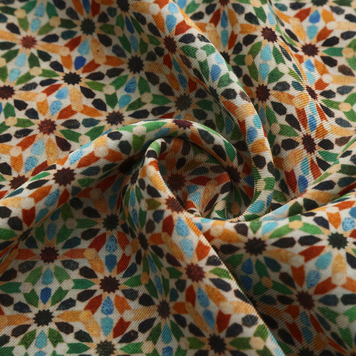 Multicolour Mosaic Modal Scarf Naima - detail 4