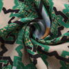 Green and Blue Mosaic Modal Scarf Salma - detail 4