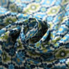 Pañuelo Seda Azul Mosaicos Ayad - detalle 3
