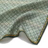 Green Square Silk Scarf Azahar - detail 5