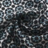 Black and Blue Square Silk Scarf Zoraida - detail 5