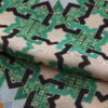 Green and Blue Mosaic Modal Scarf Salma - detail 5