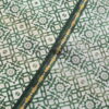 Green Square Silk Scarf Azahar - detail 6
