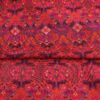 Pañuelo Seda y Lana Rojo Frambuesa Mahabah - detalle 4