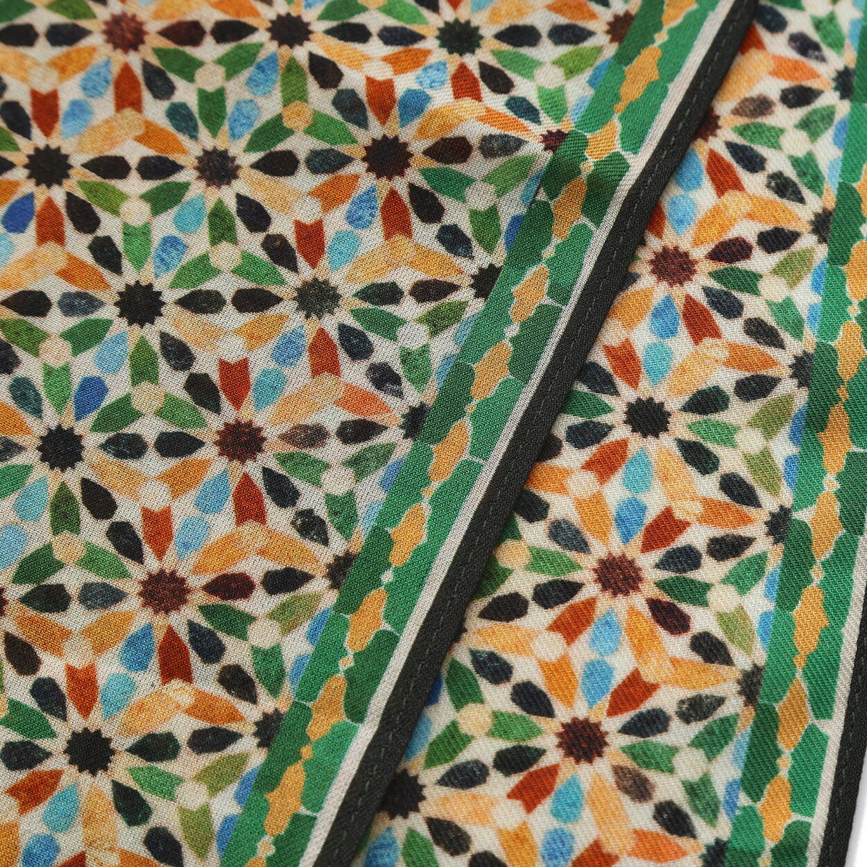Multicolour Mosaic Modal Scarf Naima - detail 6