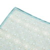 Turquoise Square Silk Scarf Lubna - detail 7
