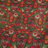 Green Silk and Wool Scarf Sarab - detail 6