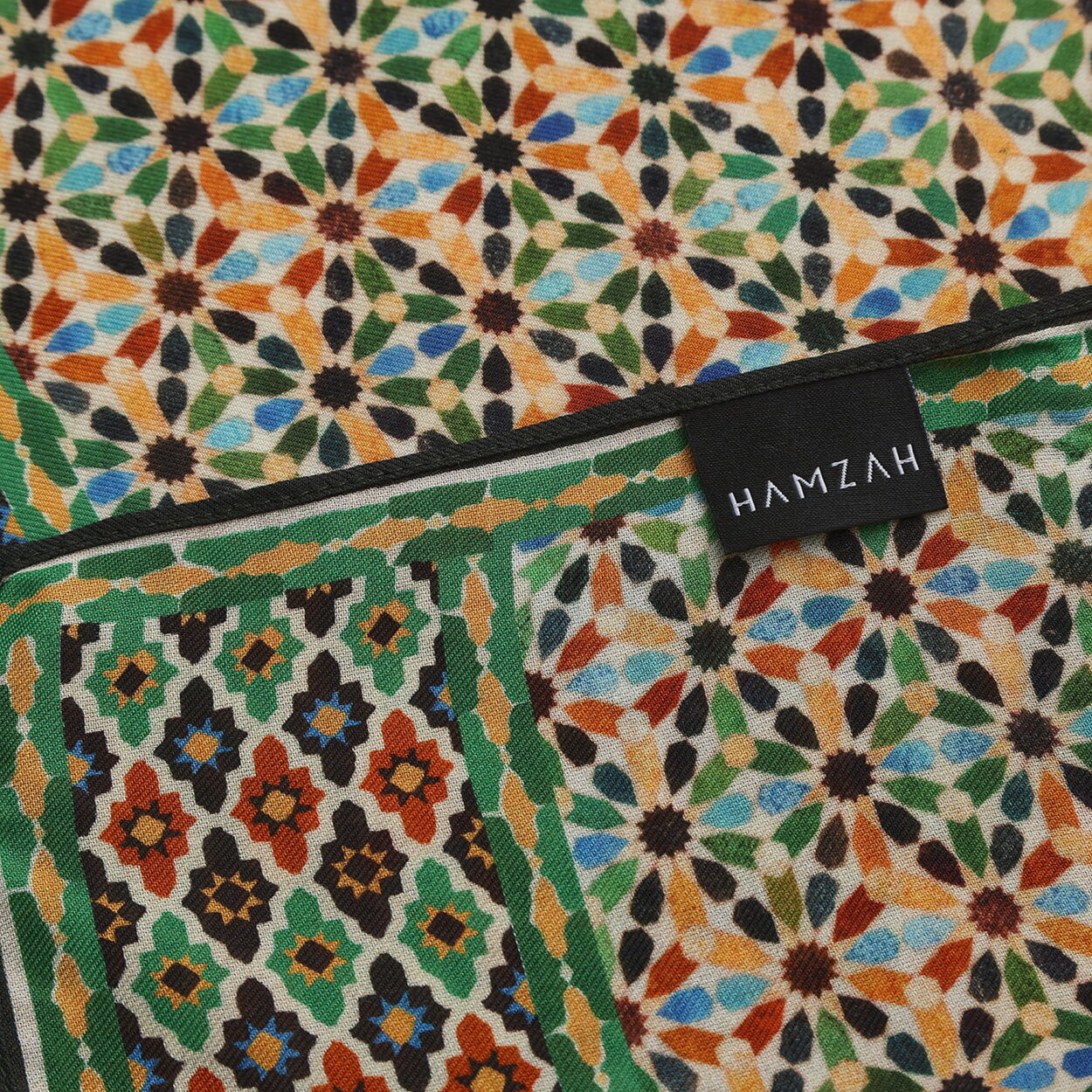 Multicolour Mosaic Modal Scarf Naima - detail 7