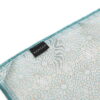 Turquoise Square Silk Scarf Lubna - detail 8