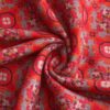 Pañuelo Seda y Lana Rojo Naum - detalle 6