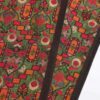 Green Silk and Wool Scarf Sarab - detail 7