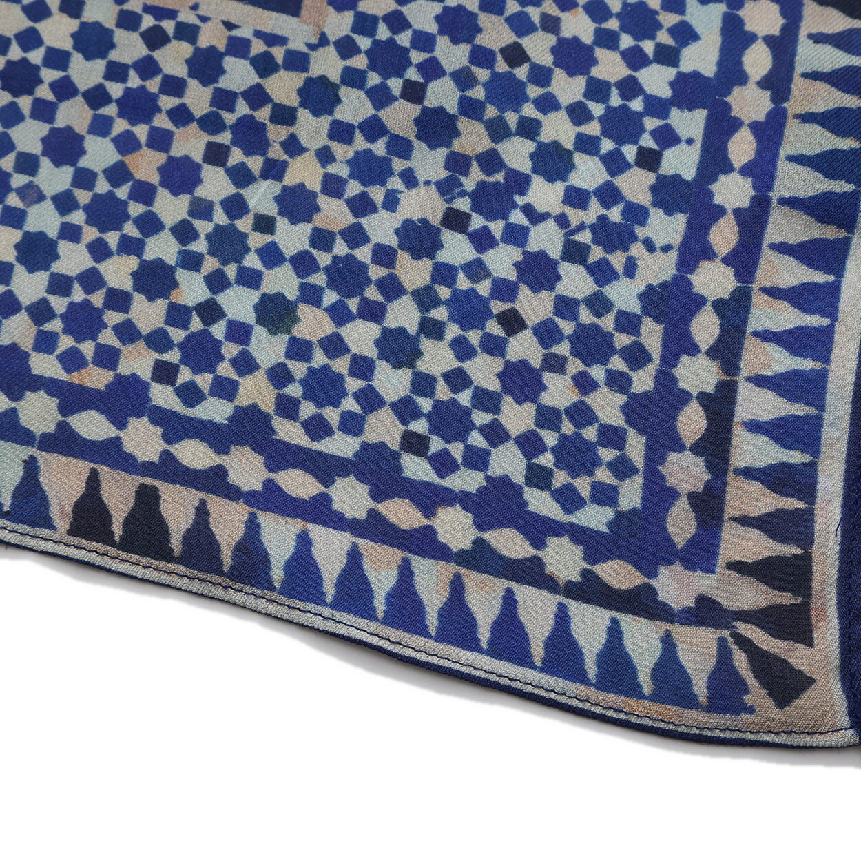 Blue Mosaic Modal Scarf Almunia - detail 8