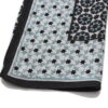 Black and Turquoise Mosaic Modal Scarf Zoraida - detail 8