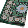 Green and Blue Mosaic Modal Scarf Salma - detail 8