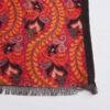 Pañuelo Seda y Lana Rojo Ruba - detalle 7