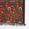 Green Silk and Wool Scarf Sarab - detail 8