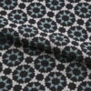 Pañuelo Modal Negro y Turquesa Mosaicos Zoraida - detalle 5